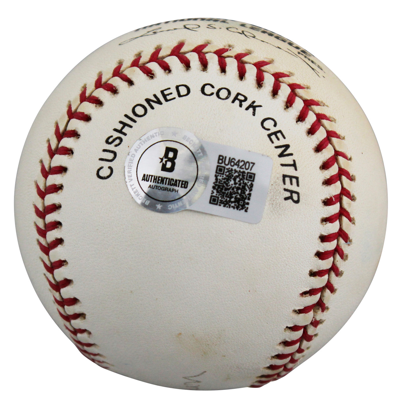 Cardinals Bob Gibson Authentic Signed Leonard Coleman ONL Baseball BAS #BU64207