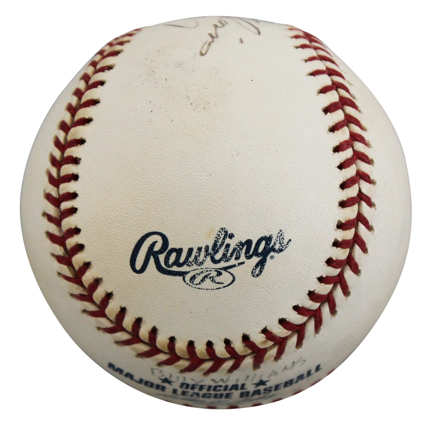 Cubs Billy Williams "HOF 87" Signed William White ONL Baseball BAS #BU64190