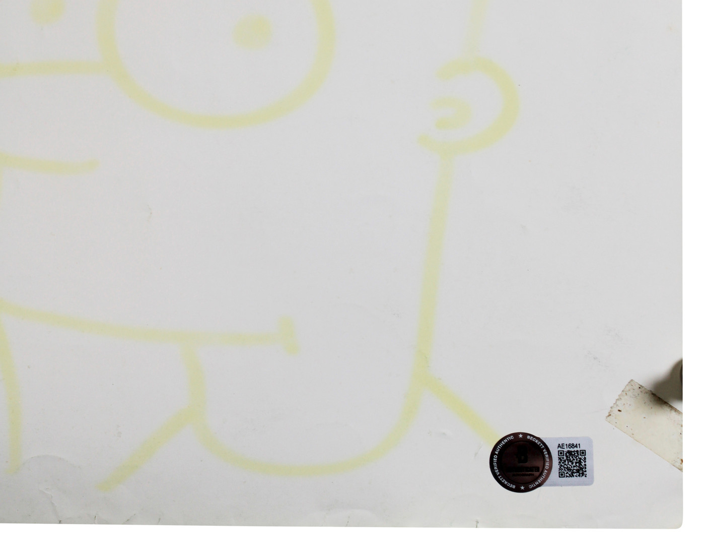 Matt Groening Simpsons Signed 22x31 Poster w/ Bart & Lisa Sketch BAS #AE16841