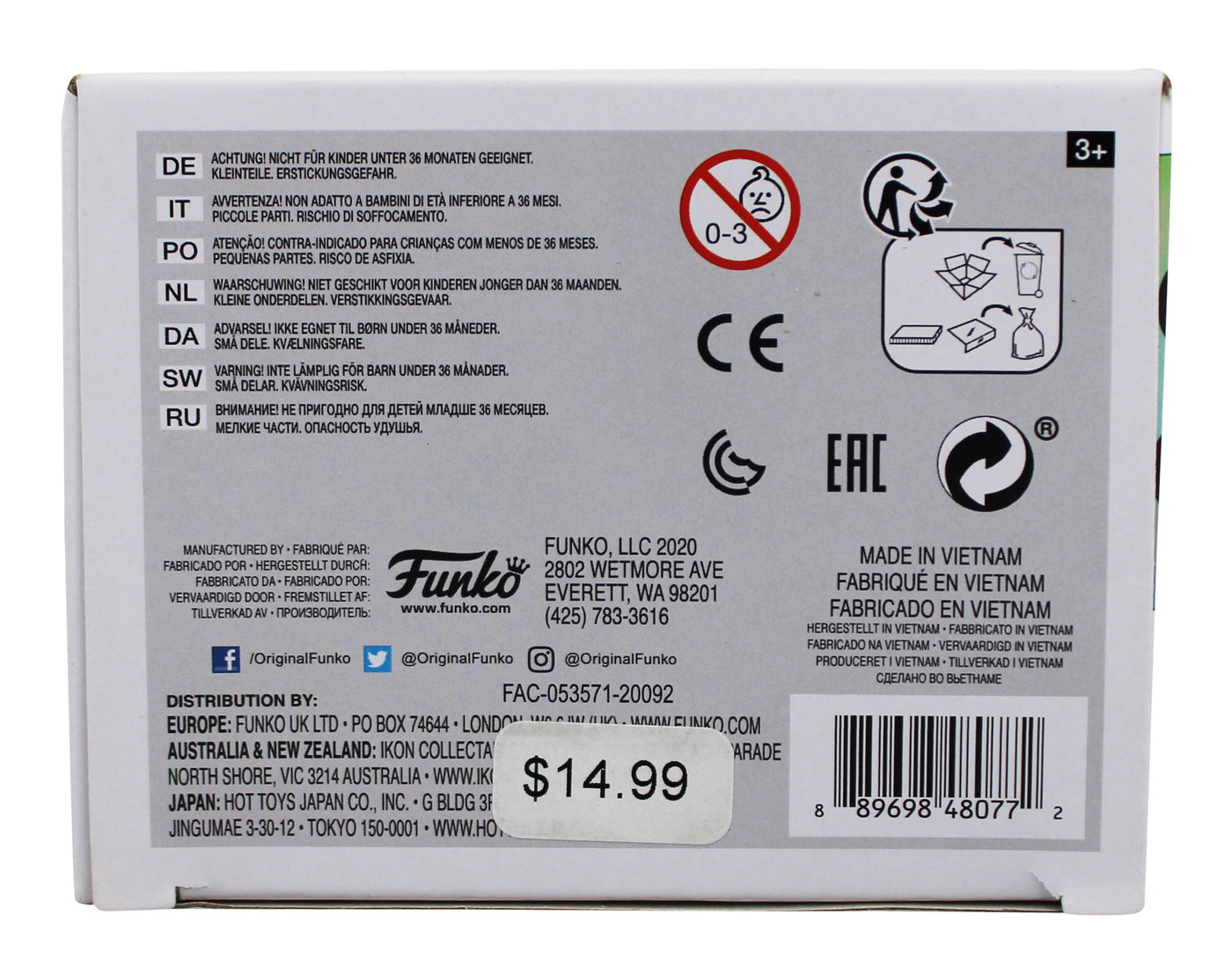 Tina Fey Soul Authentic Signed 22 #745 Funko Pop Vinyl Figure BAS #BU08676