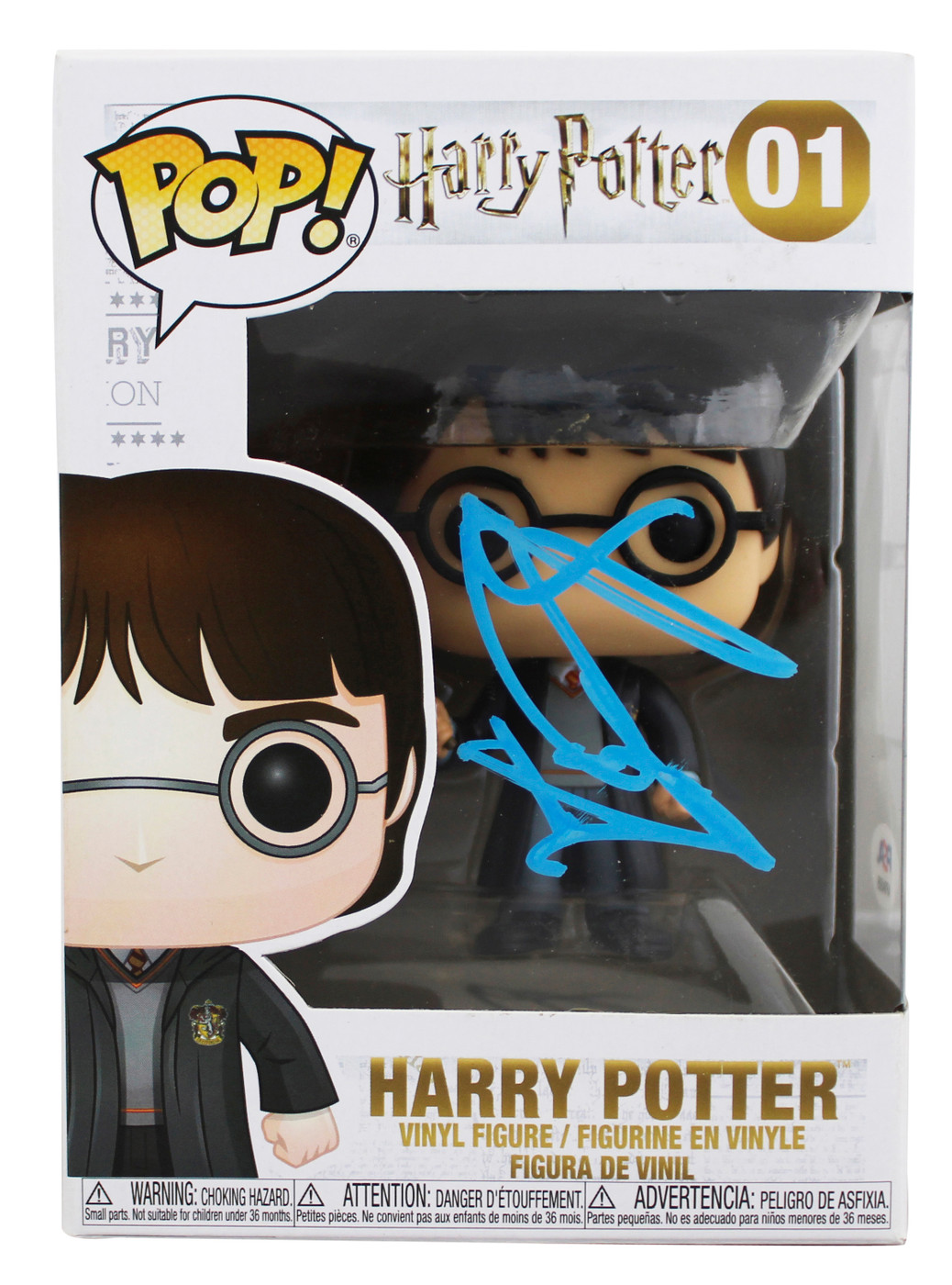 Daniel Radcliffe Harry Potter Signed #01 Funko Pop Vinyl Figure PSA  #AP84505