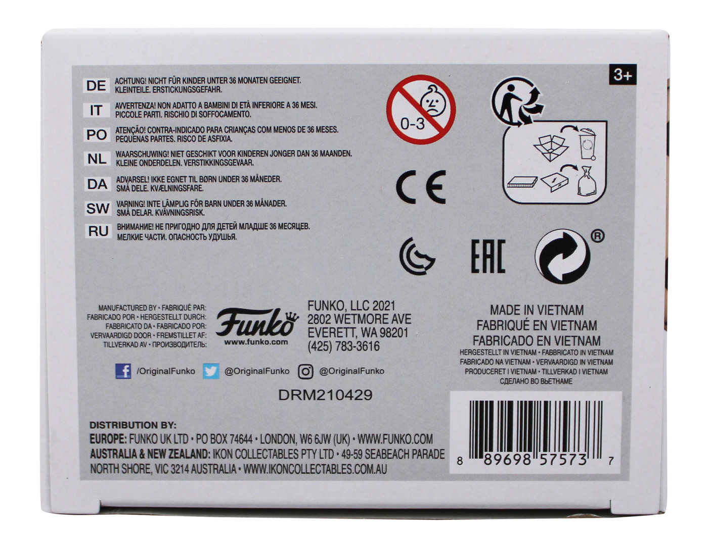 Lin-Manuel Miranda Signed Alexander Hamilton Funko Pop Vinyl Figure BAS #BT63338