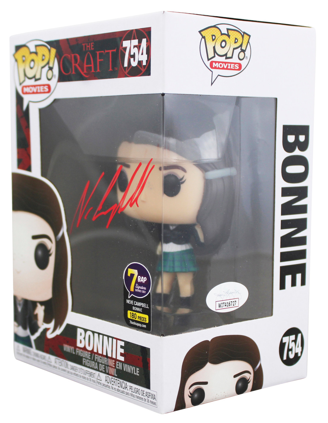 Neve Campbell The Craft Signed Bonnie #754 Funko Pop Vinyl Figure JSA #WIT416727