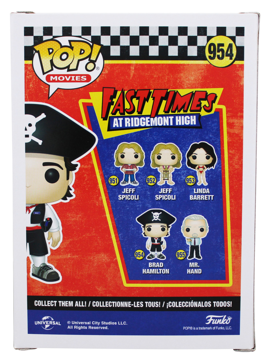 Judge Reinhold Fast Times Signed Brad #954 Funko Pop Vinyl Figure JSA #MM33059