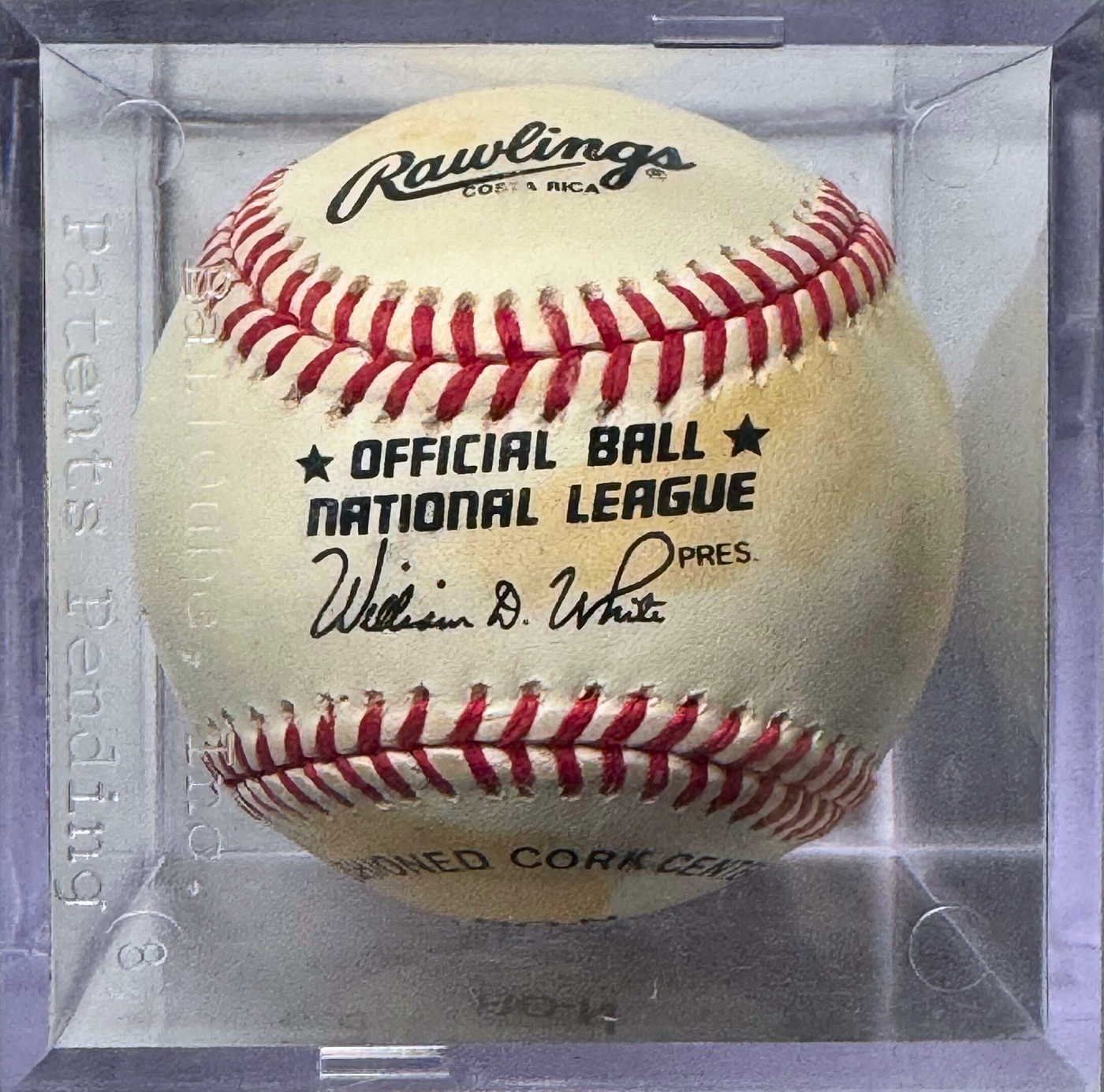 Braves Hank Aaron Signed Rawlings Major League Baseball