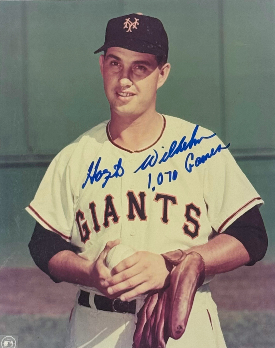 Giants Hoyt Williams Signed Photo