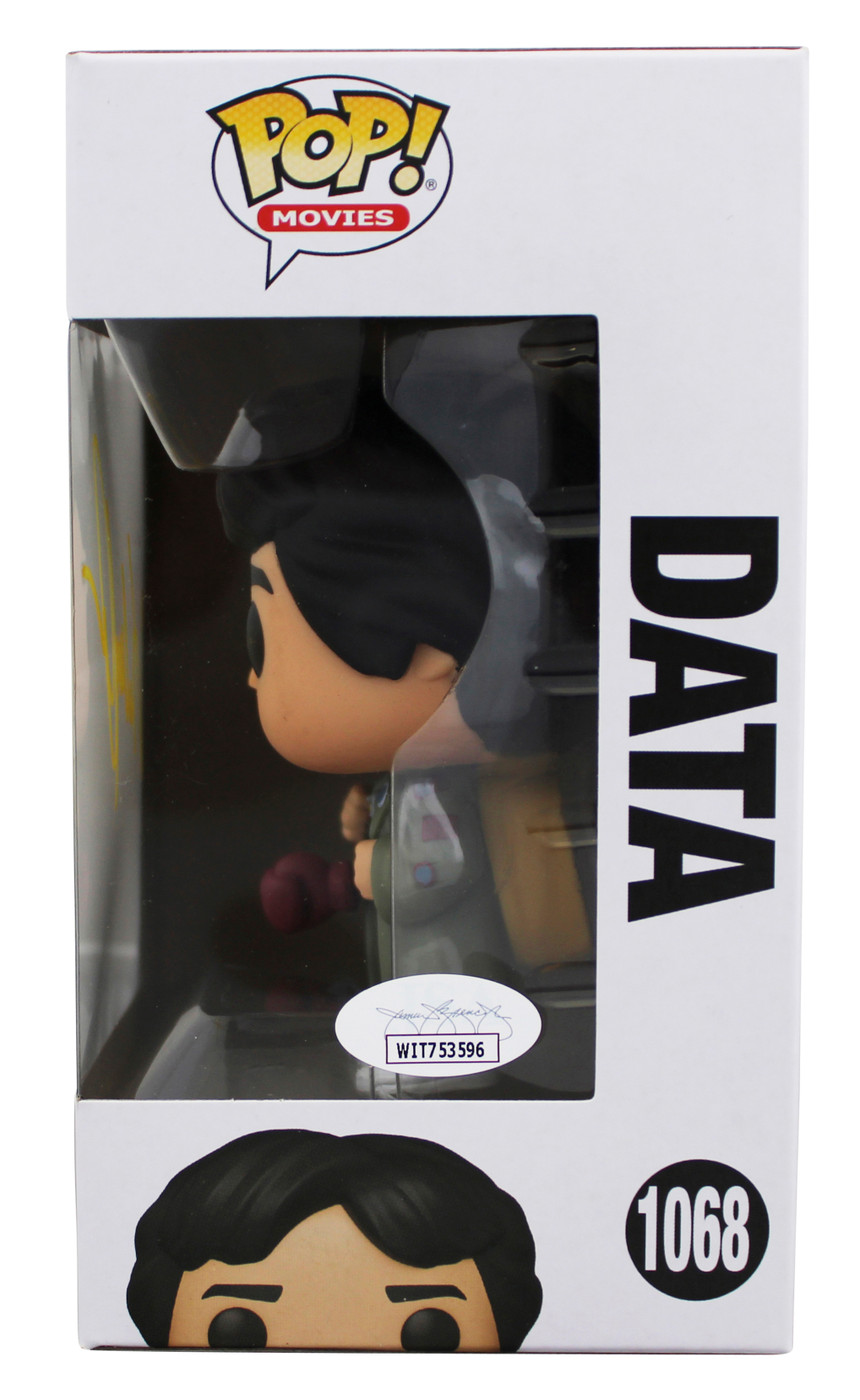 Ke Huy Quan The Goonies Signed Data #1068 Funko Pop Vinyl Figure JSA #WIT753596