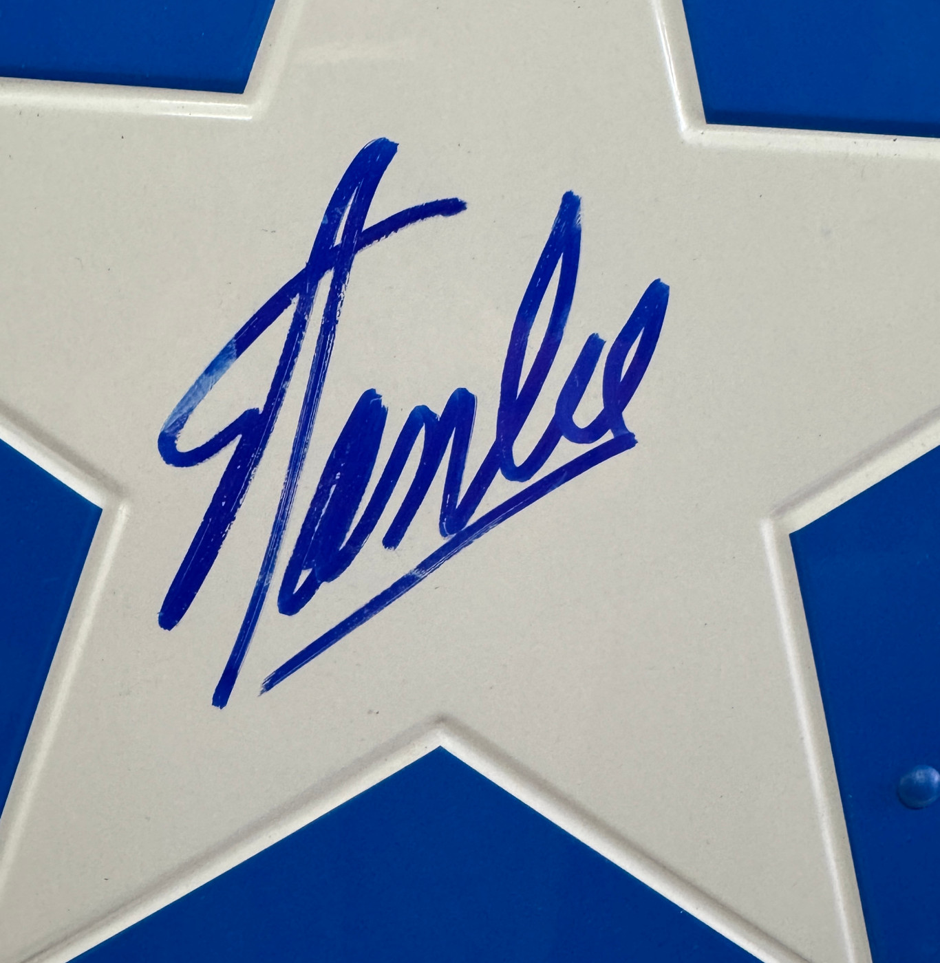 Stan Lee & Chris Evans Signed 24" Shield