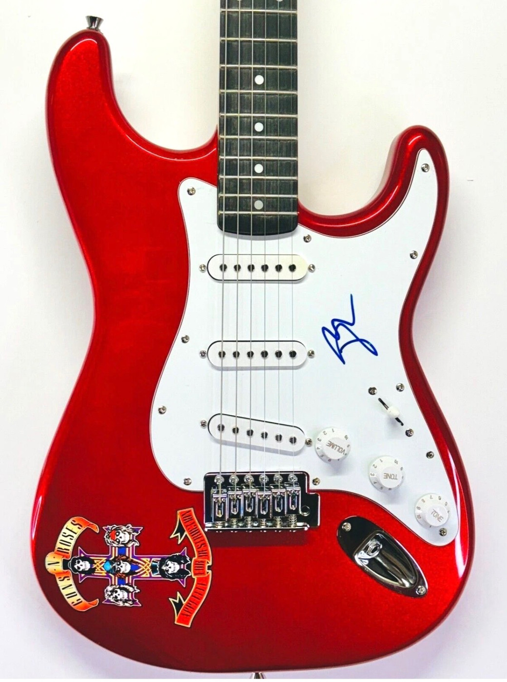 Izzy Stradlin Signed Guitar