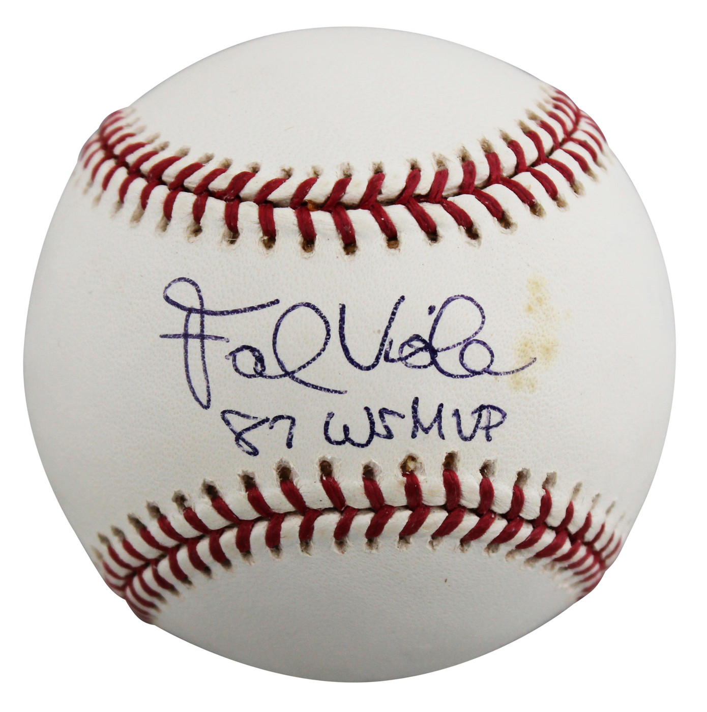 Twins Frank Viola "87 WS MVP" Authentic Signed Selig OML Baseball BAS #BU43439