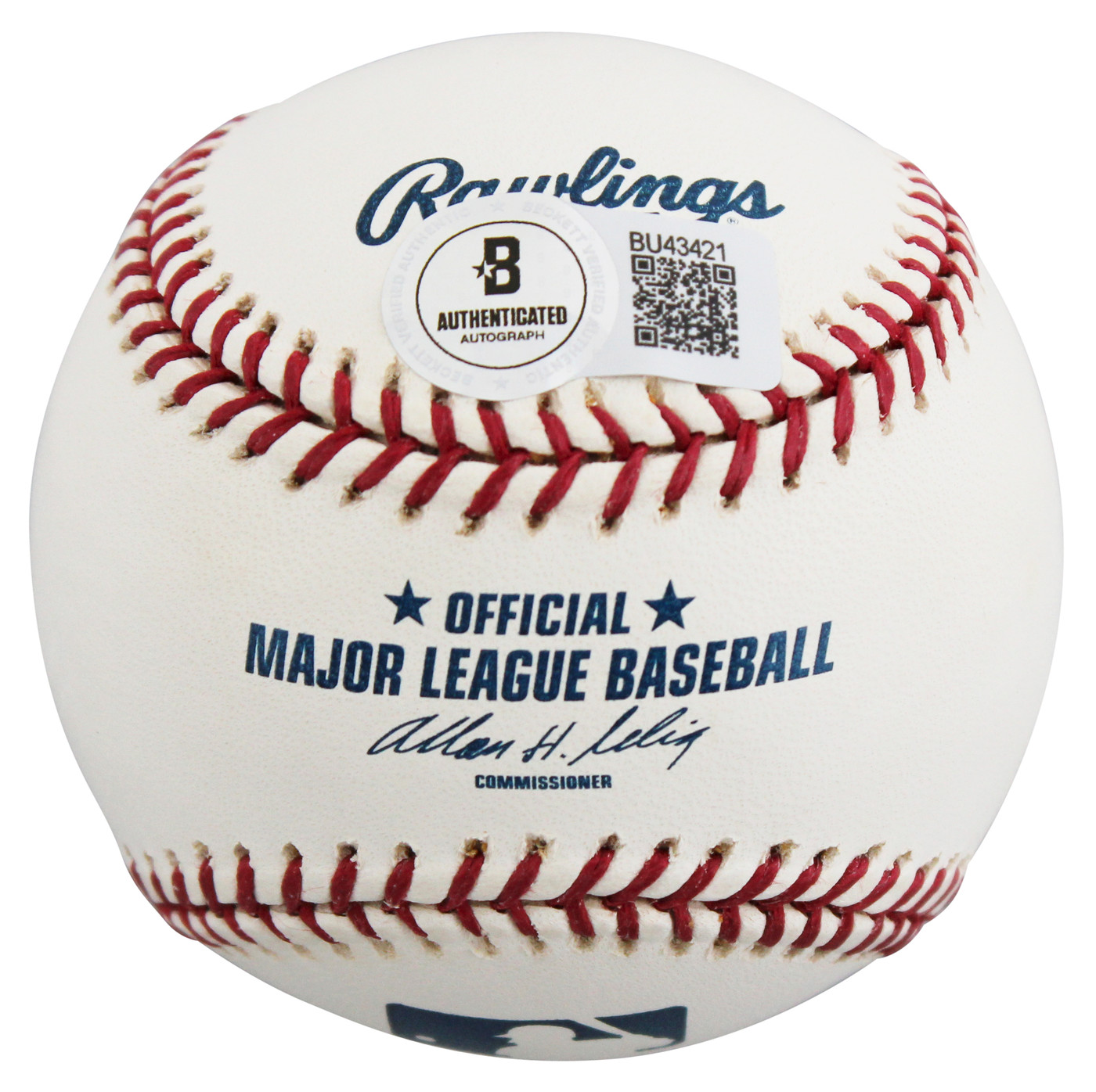 Blue Jays Roberto Alomar Authentic Signed Selig OML Baseball Autographed BAS