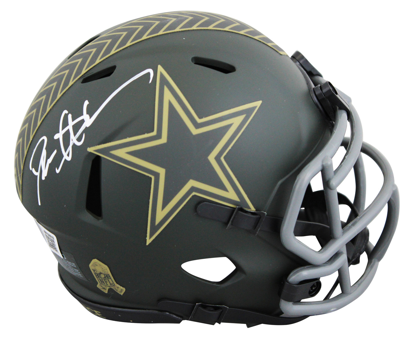 Cowboys Deion Sanders Signed STS IV Speed Mini Helmet BAS Witnessed #4W108516