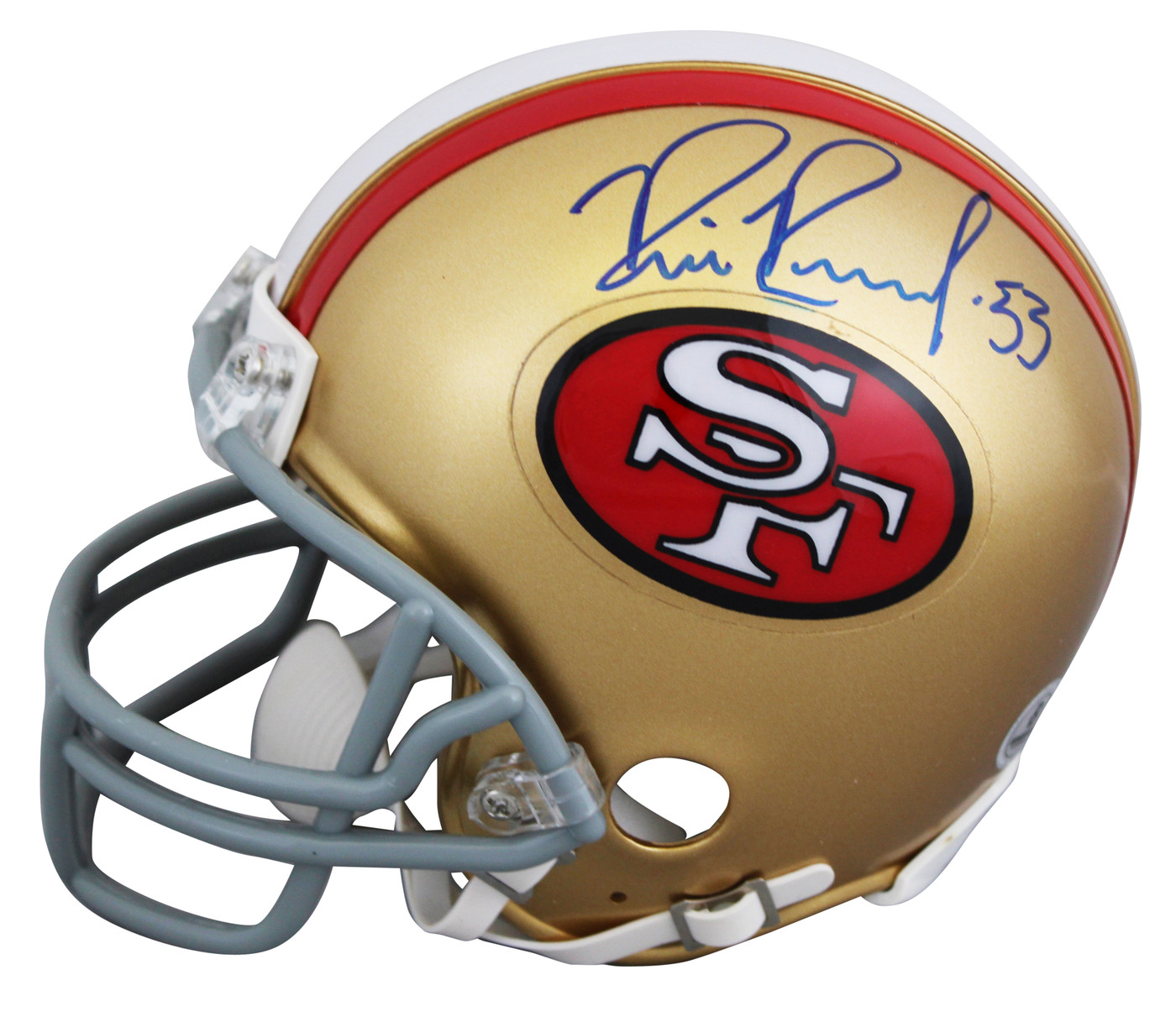 49ers Bill Romanowski Authentic Signed VSR4 Rep Mini Helmet BAS #BV01196
