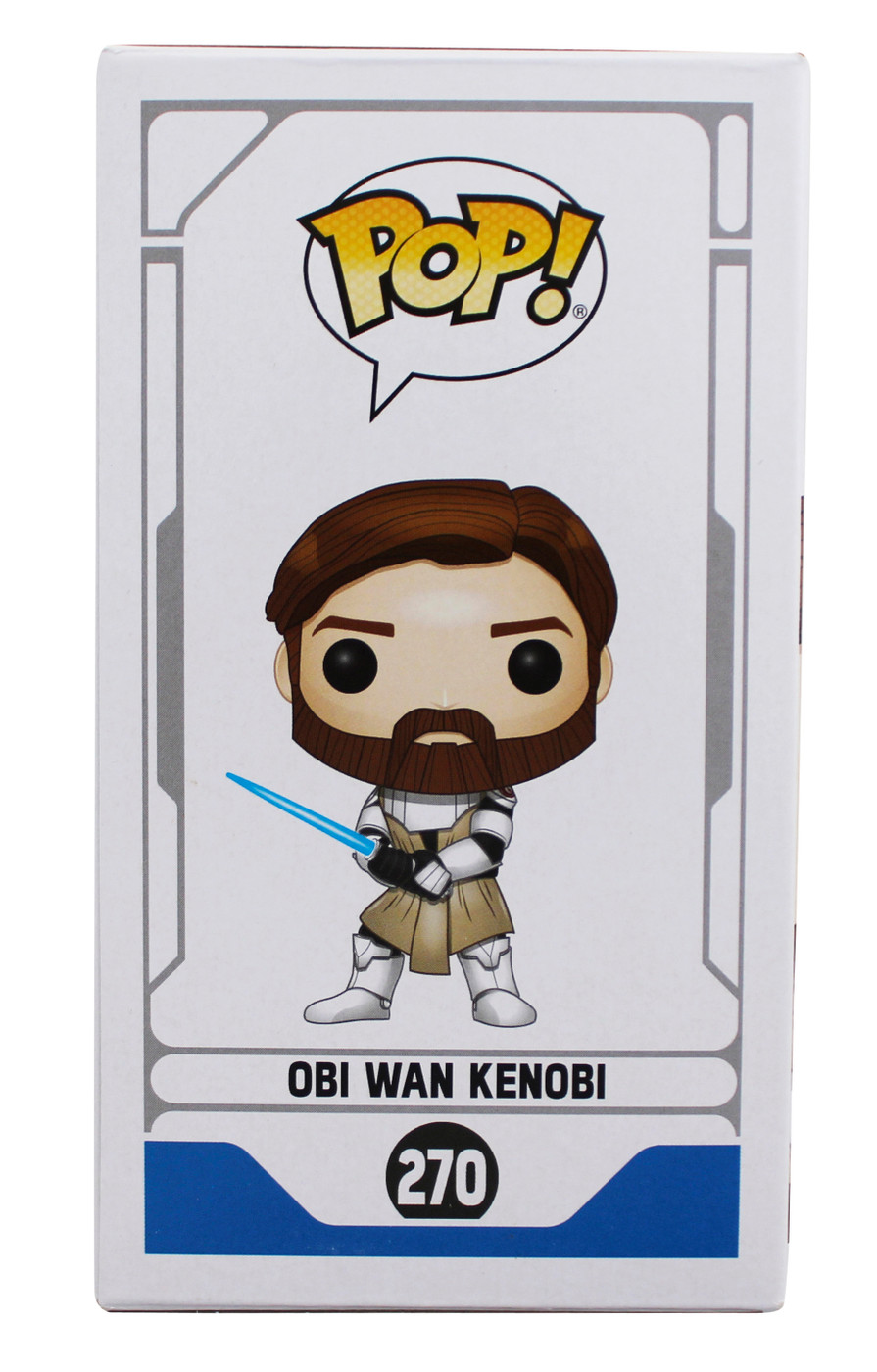Ewan McGregor Star Wars Signed Obi Wan Kenobi #270 Funko Pop Vinyl Figure BAS W