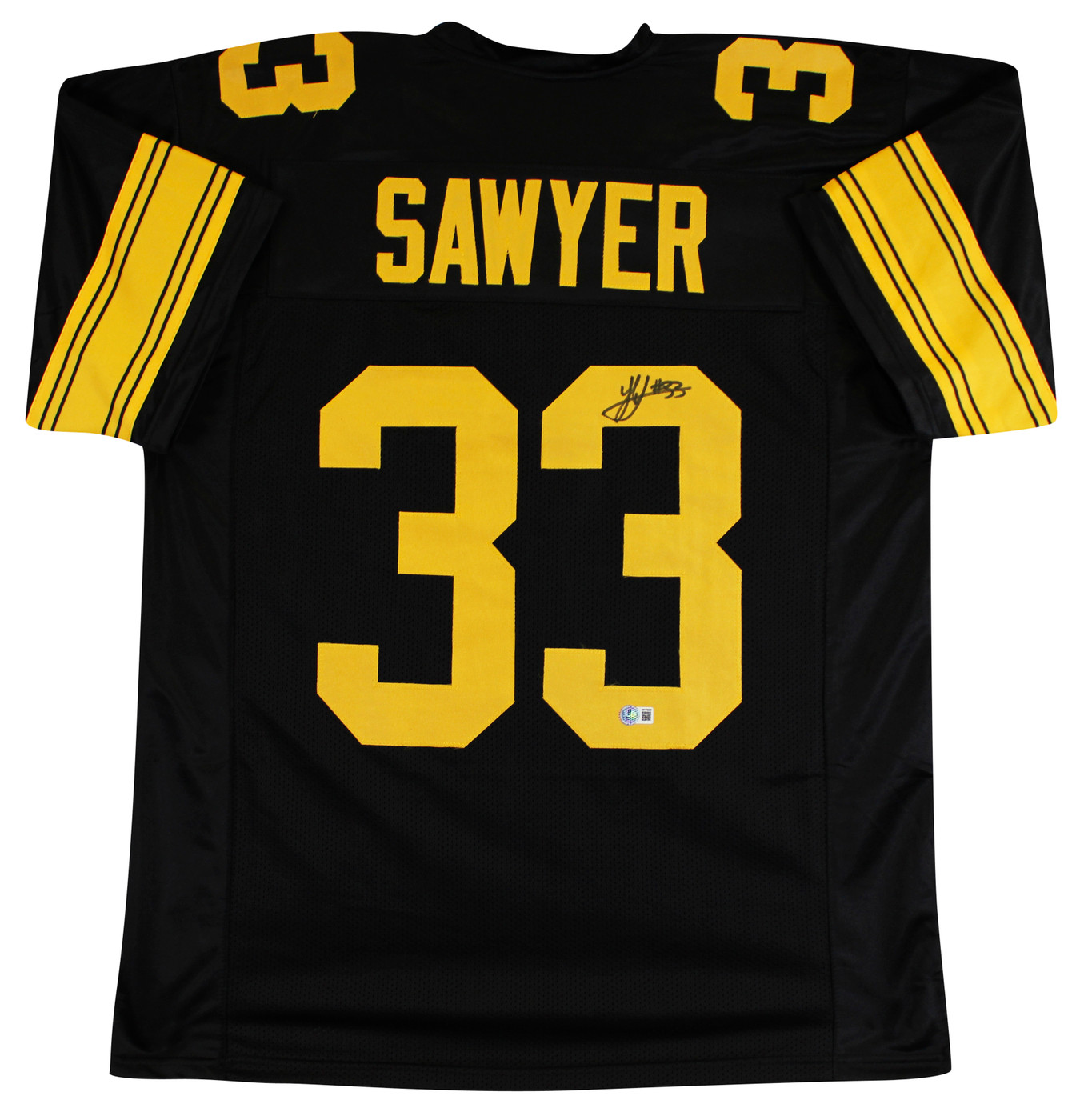 Jack Sawyer Authentic Signed Black Color Rush Pro Style Jersey BAS Witnessed