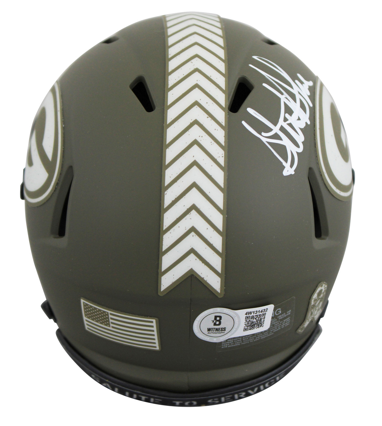 Packers Sterling Sharpe Signed STS Speed Mini Helmet W/ Case BAS Witnessed