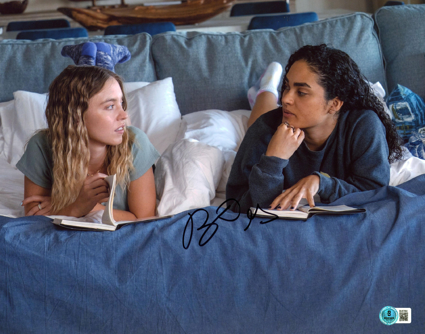 Brittany O'Grady The White Lotus Authentic Signed 11x14 Photo BAS #BU87864