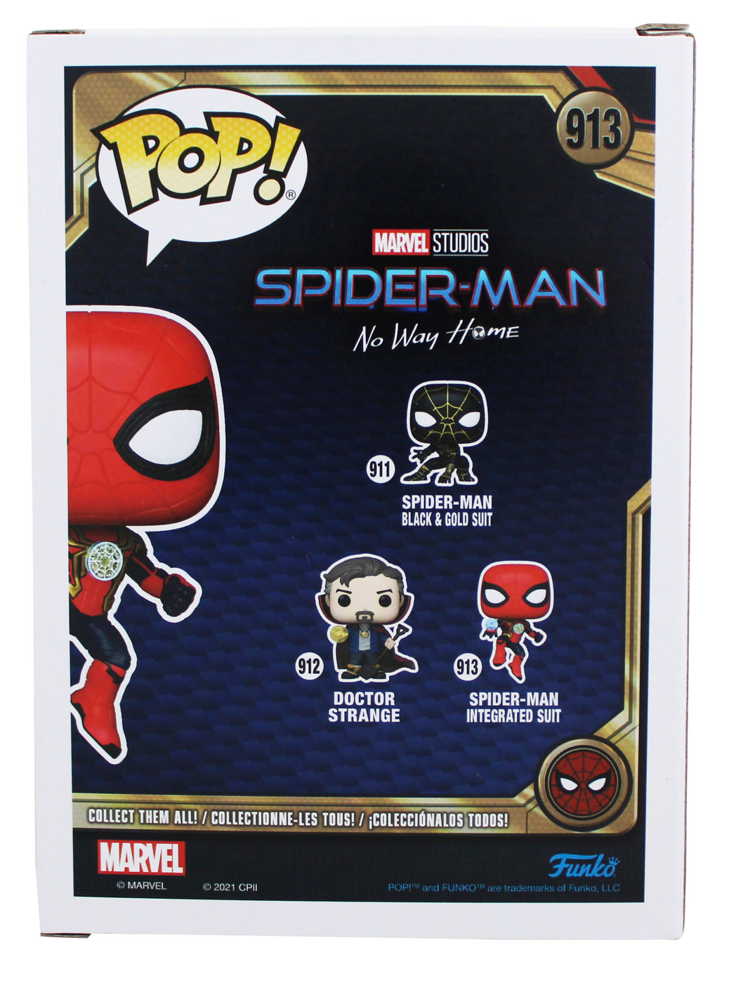 Andrew Garfield Spider-Man Signed #913 Funko Pop Vinyl Figure BAS