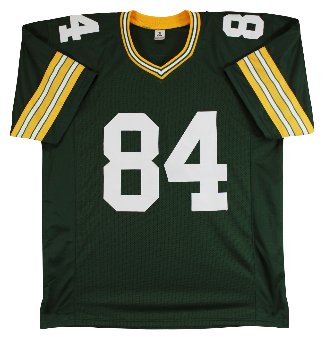 Sterling Sharpe "HOF 25" Authentic Signed Green Pro Style Jersey BAS Witnessed