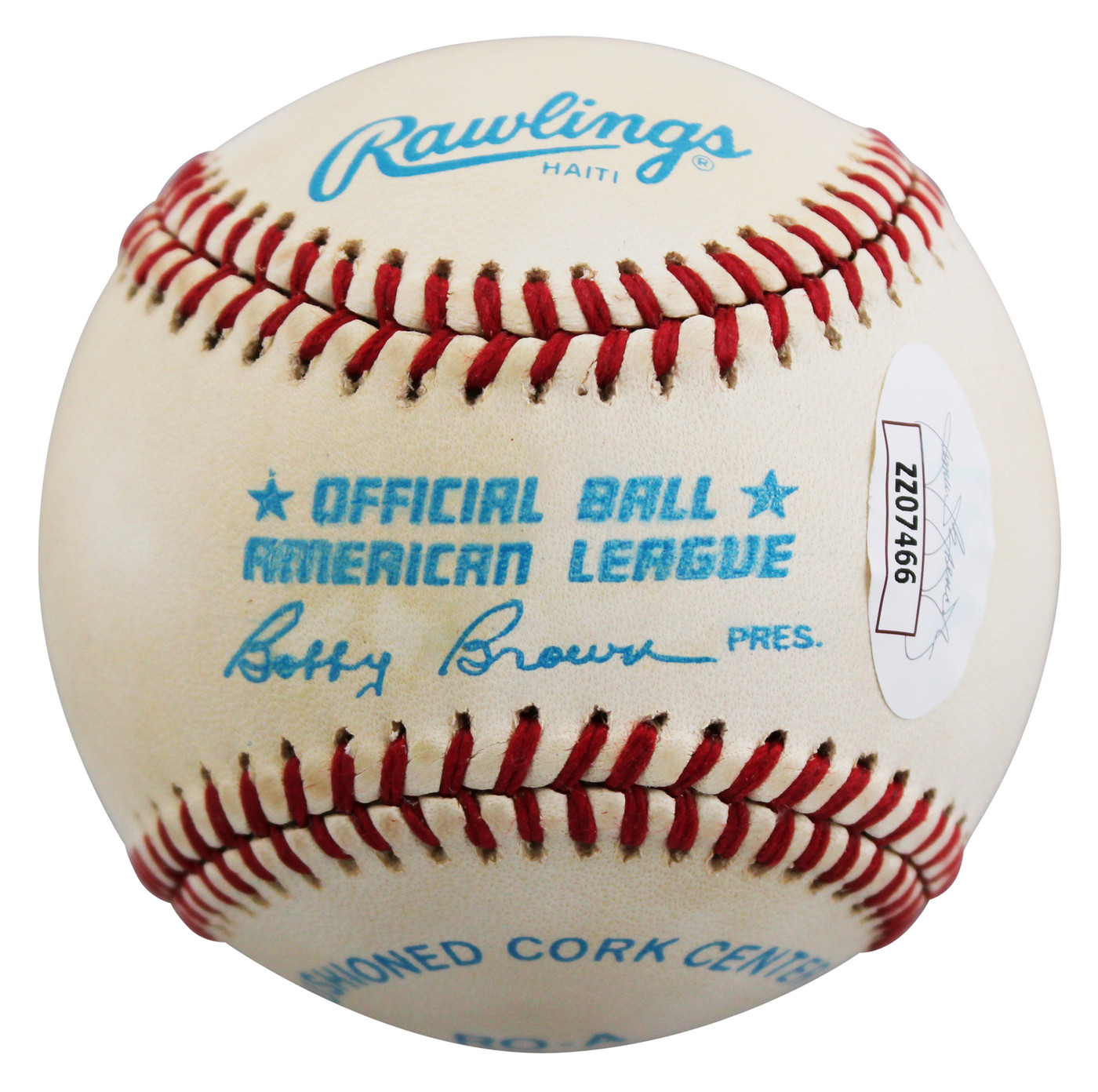 Yankees Mickey Mantle Authentic Signed Bobby Brown OAL Baseball JSA #ZZ07466