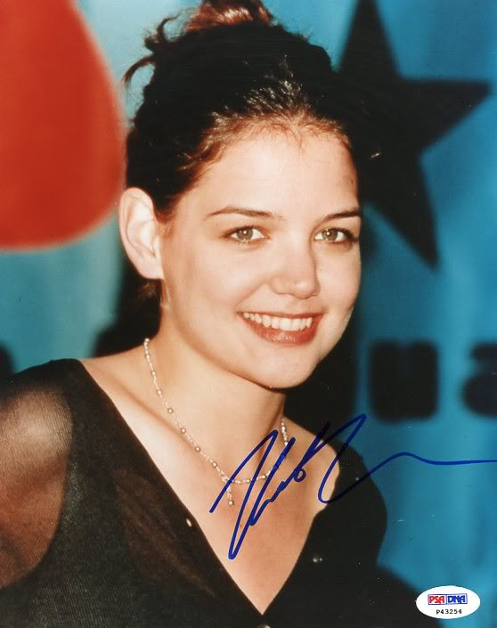 Katie Holmes Sexy Signed Authentic 8X10 Photo Autograph PSA/DNA #P43254