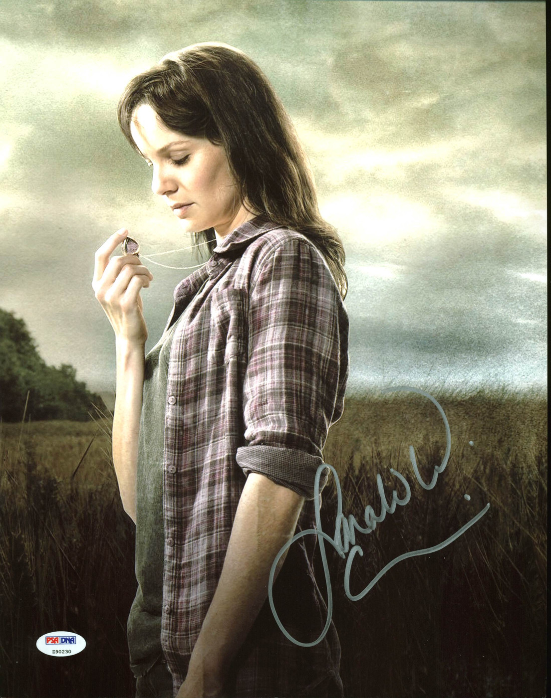 Sarah Wayne Callies The Walking Dead Authentic Signed 11X14 Photo PSA #Z90230