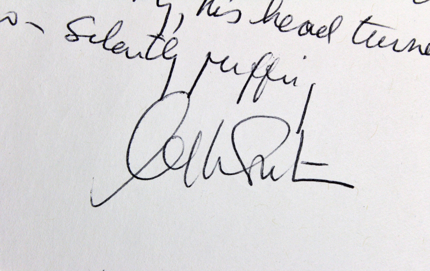 William Shatner Signed 7.25x10.5 1 Page Essay on Personal Letterhead BAS #A71925