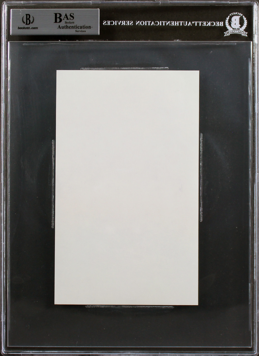 Gisele Bundchen Authentic Signed 4.5x8.5 Cut Signature Autographed BAS Slabbed