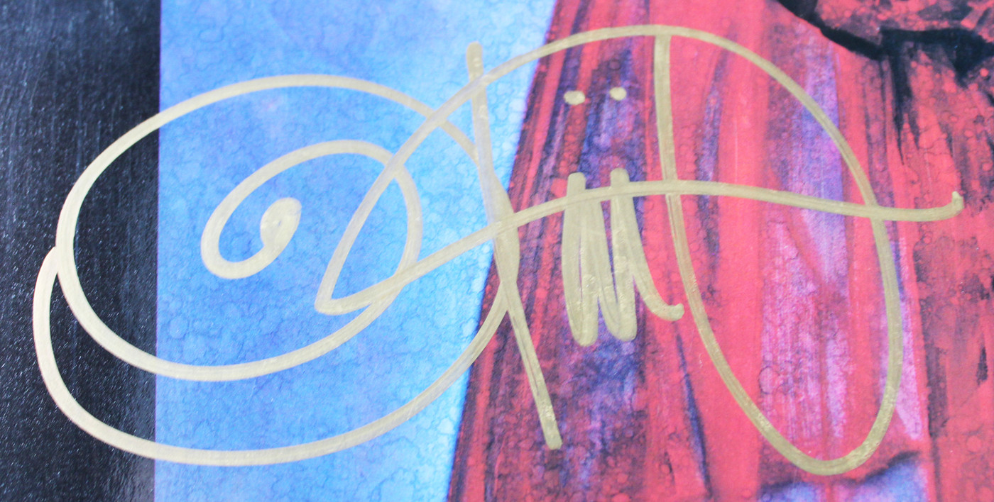 Olivia De Berardinis Authentic Signed 2001 Pin-Up Art Calendar BAS #BA74070