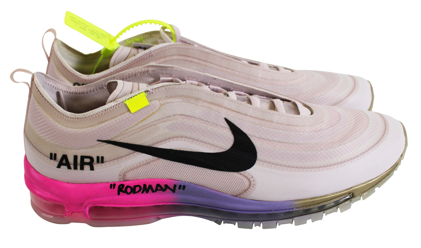 Virgil Abloh Signed 2018 Nike Air Max 97 Elemental Rose Serena Queen Shoes BAS