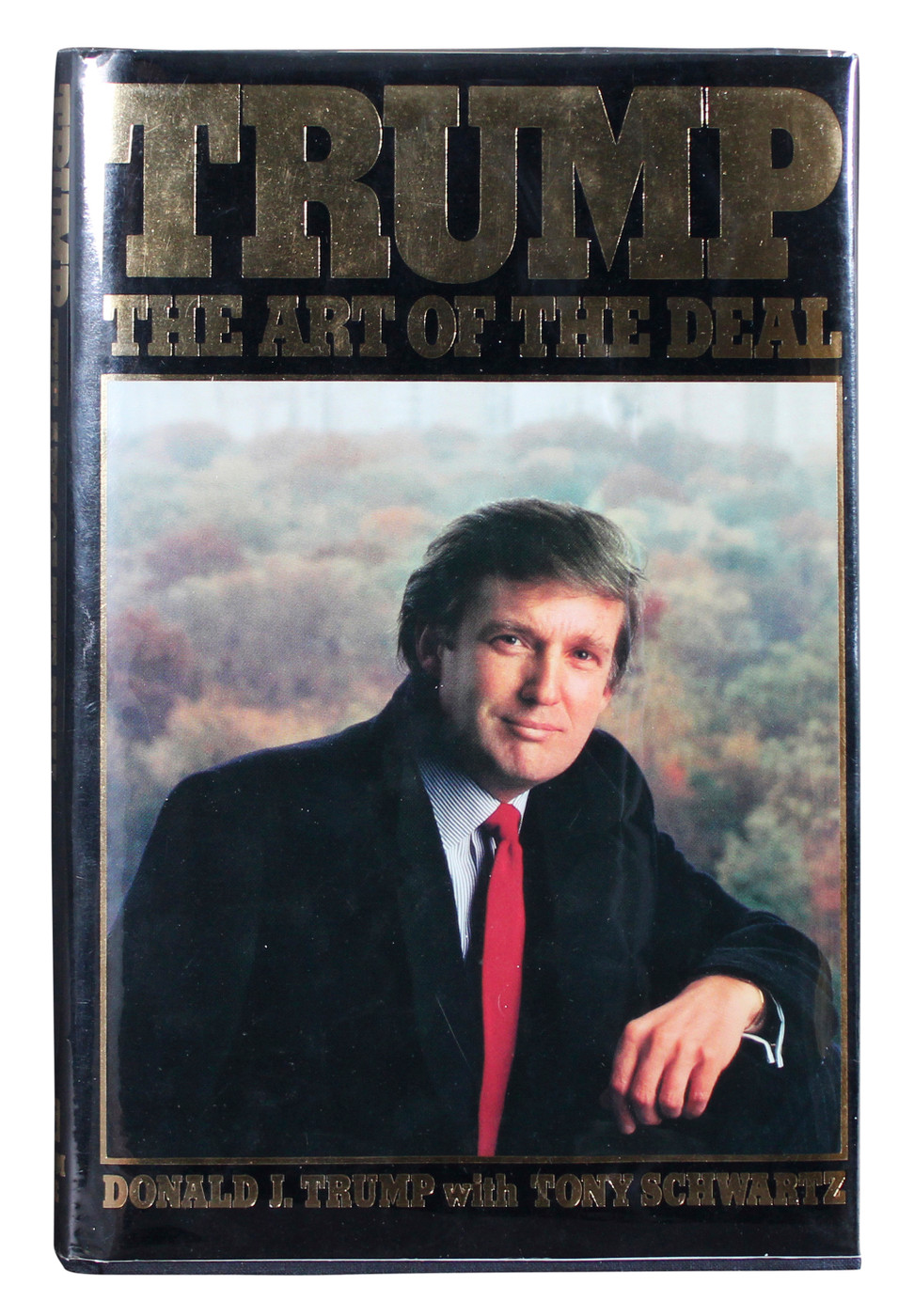 Donald Trump Signed The Art of the Deal First Edition Hard Book