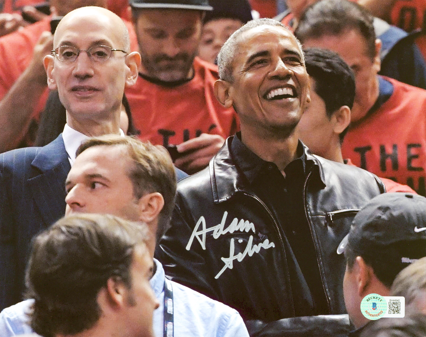 NBA Adam Silver Authentic Signed 8x10 Horizontal Photo Autographed BAS 2