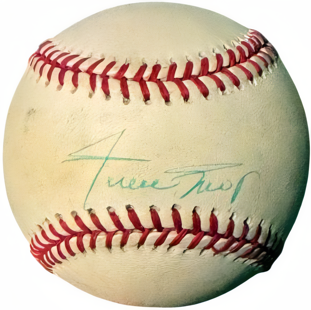 Willie Mays Signed Official Rawlings National League Baseball Imperfect  Beckett Review (Giants/Hof)