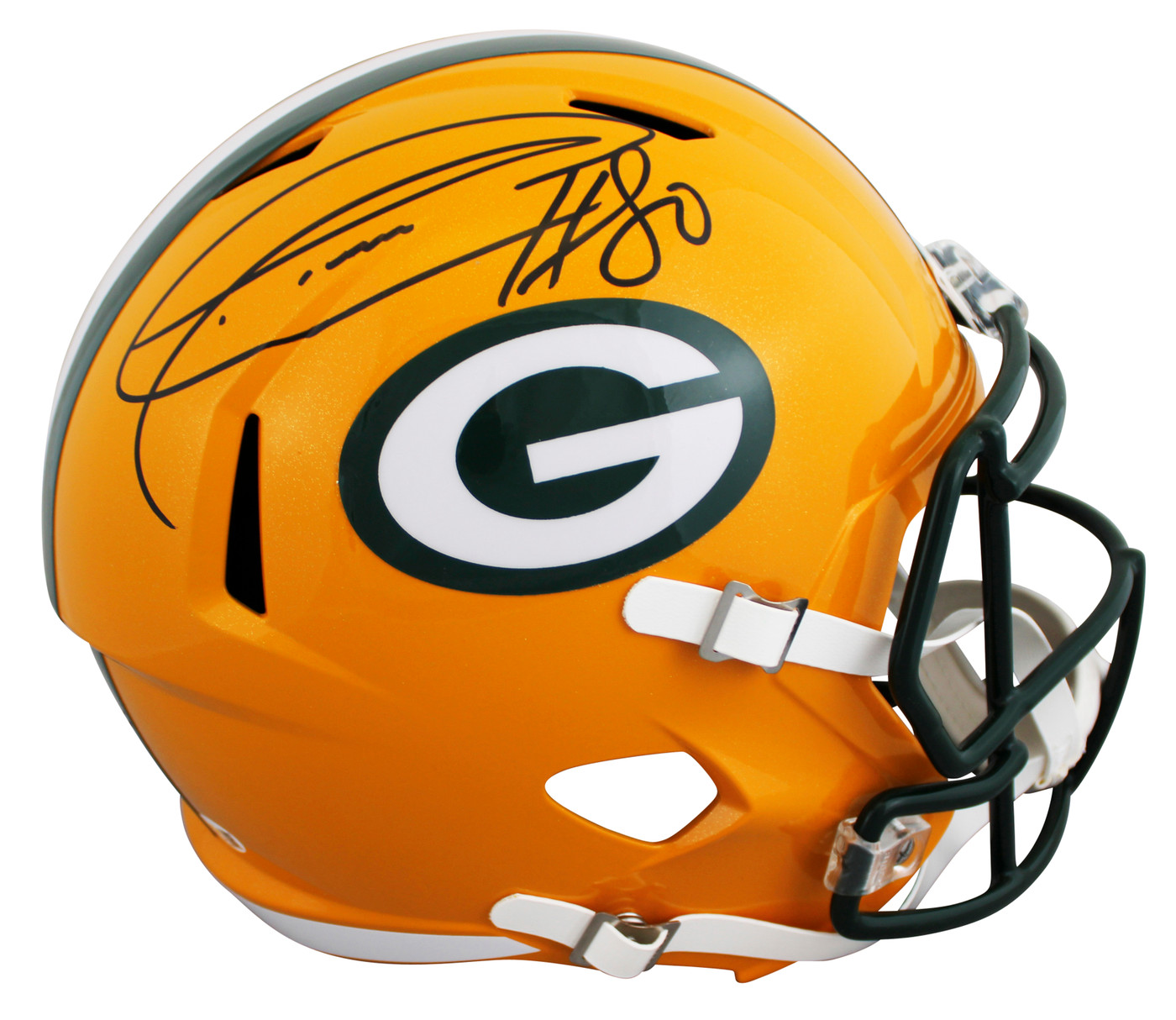 Packers Donald Driver Signed Full Size Speed Rep Helmet W/ Case JSA Witness