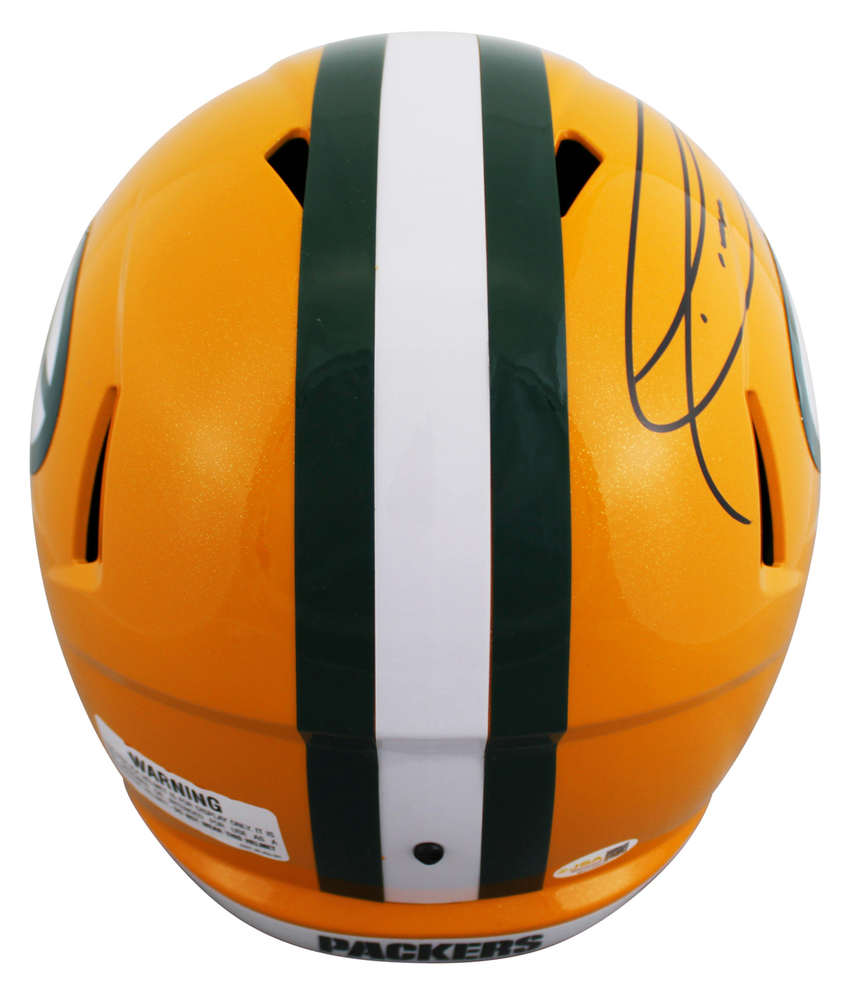Packers Donald Driver Signed Full Size Speed Rep Helmet W/ Case JSA Witness