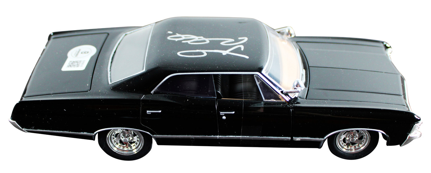 Jared Padalecki Supernatural Signed 1967 Impala 1:24 Die Cast Car BAS #BV56516