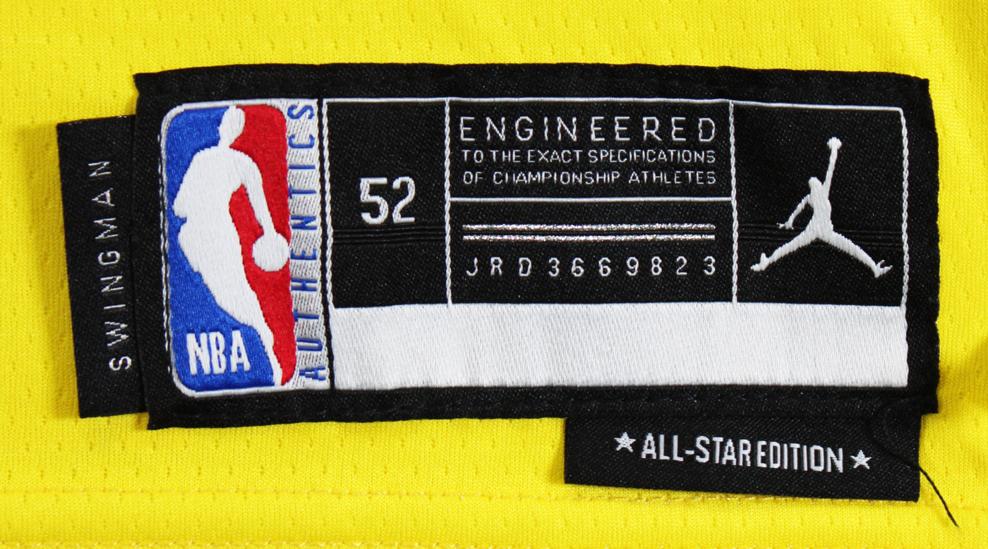 Shai Gilgeous-Alexander Signed Yellow ASG Jordan Swingman Jersey BAS #BQ67772