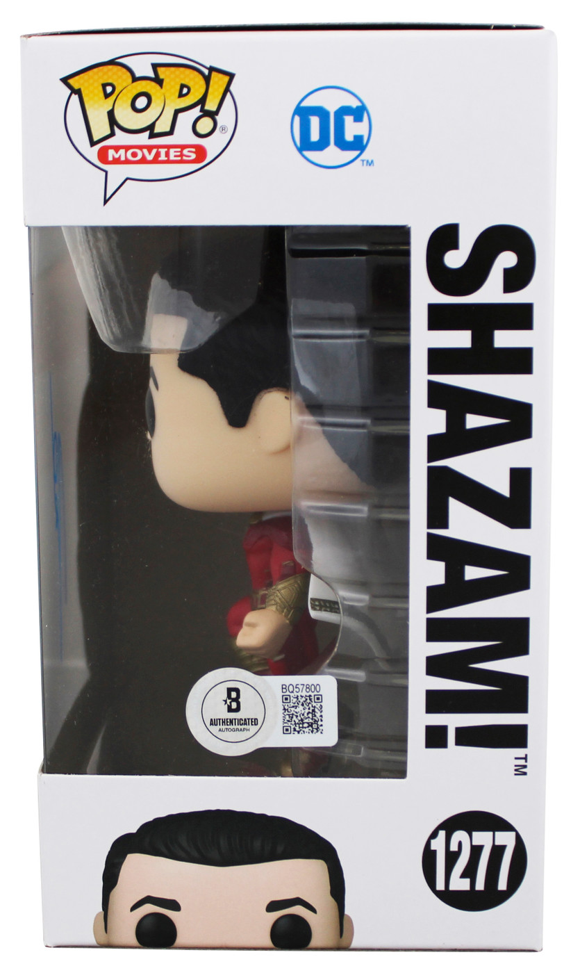 Zachary Levi Authentic Signed Shazam! #1277 Funko Pop Vinyl Figure BAS #BQ57800