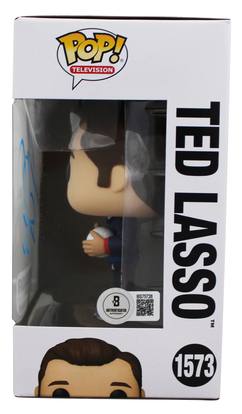 Jason Sudeikis Signed Ted Lasso #1573 Funko Pop Vinyl Figure BAS #BS75728