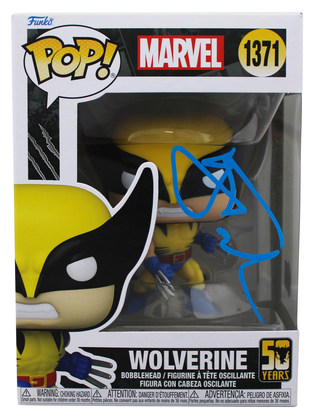 Hugh Jackman X-Men Signed Wolverine #1371 Funko Pop Vinyl Figure BAS #BS88811