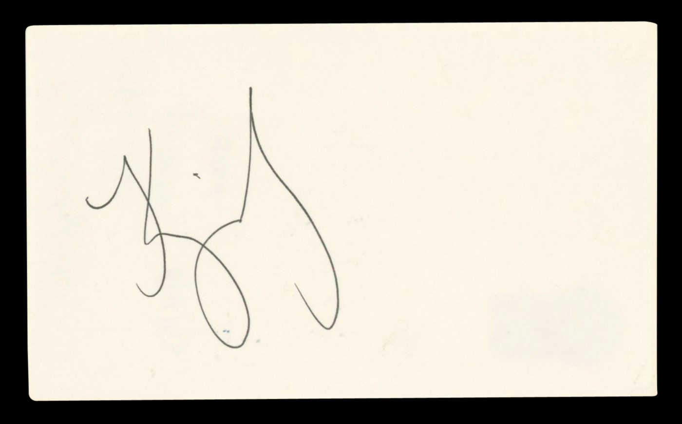 Kyra Sedgwick The Closer Authentic Signed 3x5 Index Card BAS #BV00150