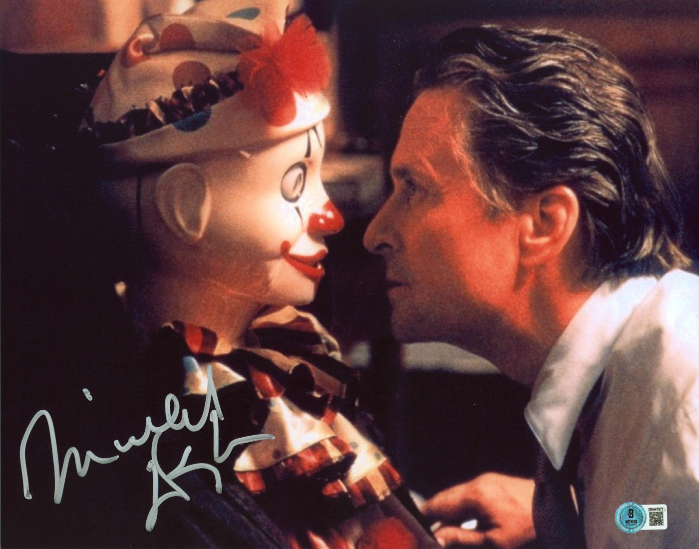 Michael Douglas The Game Authentic Signed 11x14 Horizontal Photo BAS #2W447977