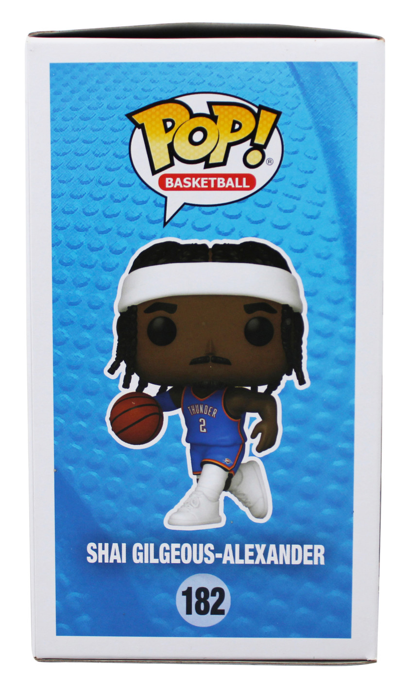 Thunder Shai Gilgeous-Alexander Signed #182 Funko Pop Vinyl Figure