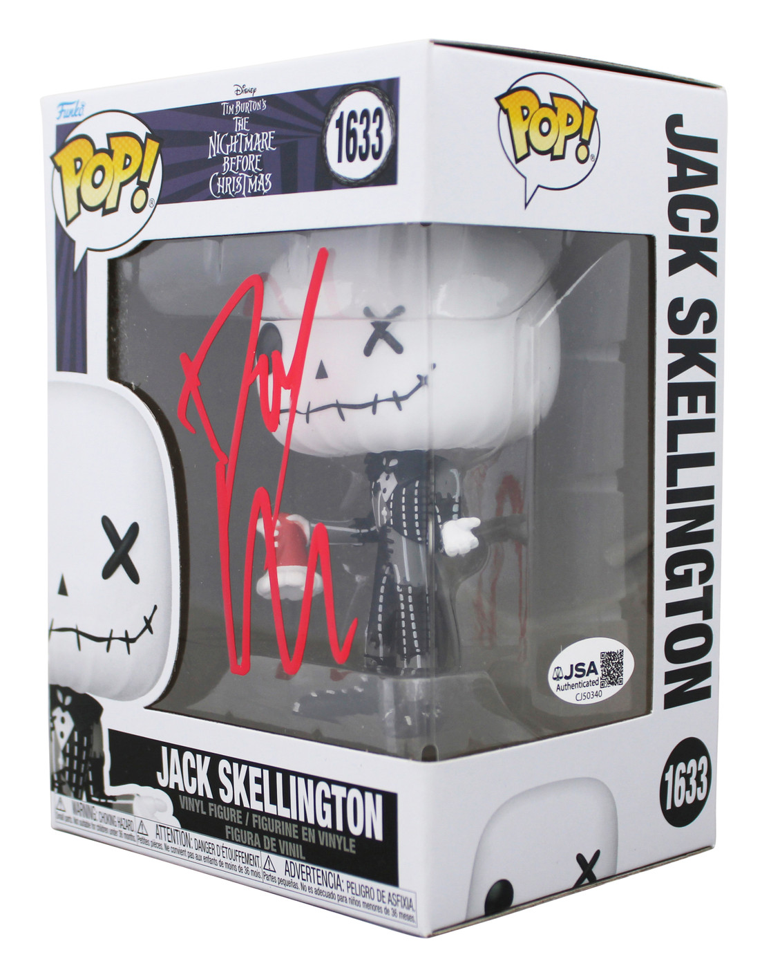 Danny Elfman The Nightmare Before Christmas Signed #1633 Funko Pop