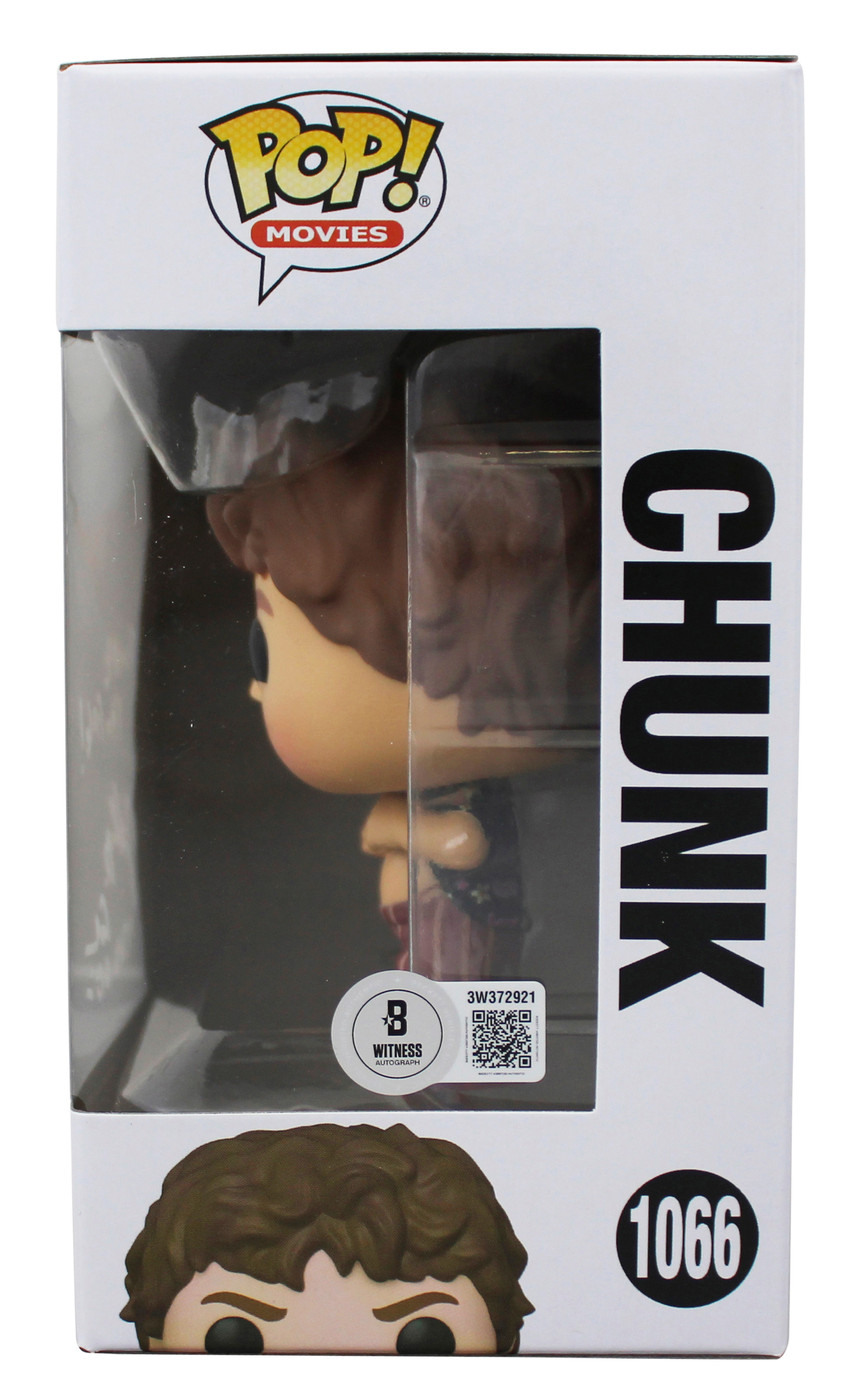 Jeff Cohen The Goonies "2x Insc" Signed Chunk #1066 Funko Pop Vinyl Figure BAS W Version 1