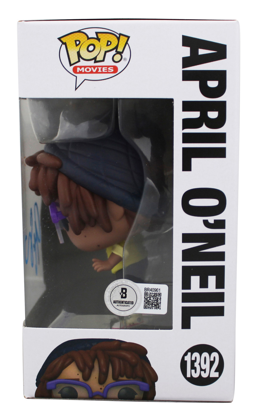 Ayo Edebiri TMNT Signed April O'Neil #1392 Funko Pop Vinyl Figure