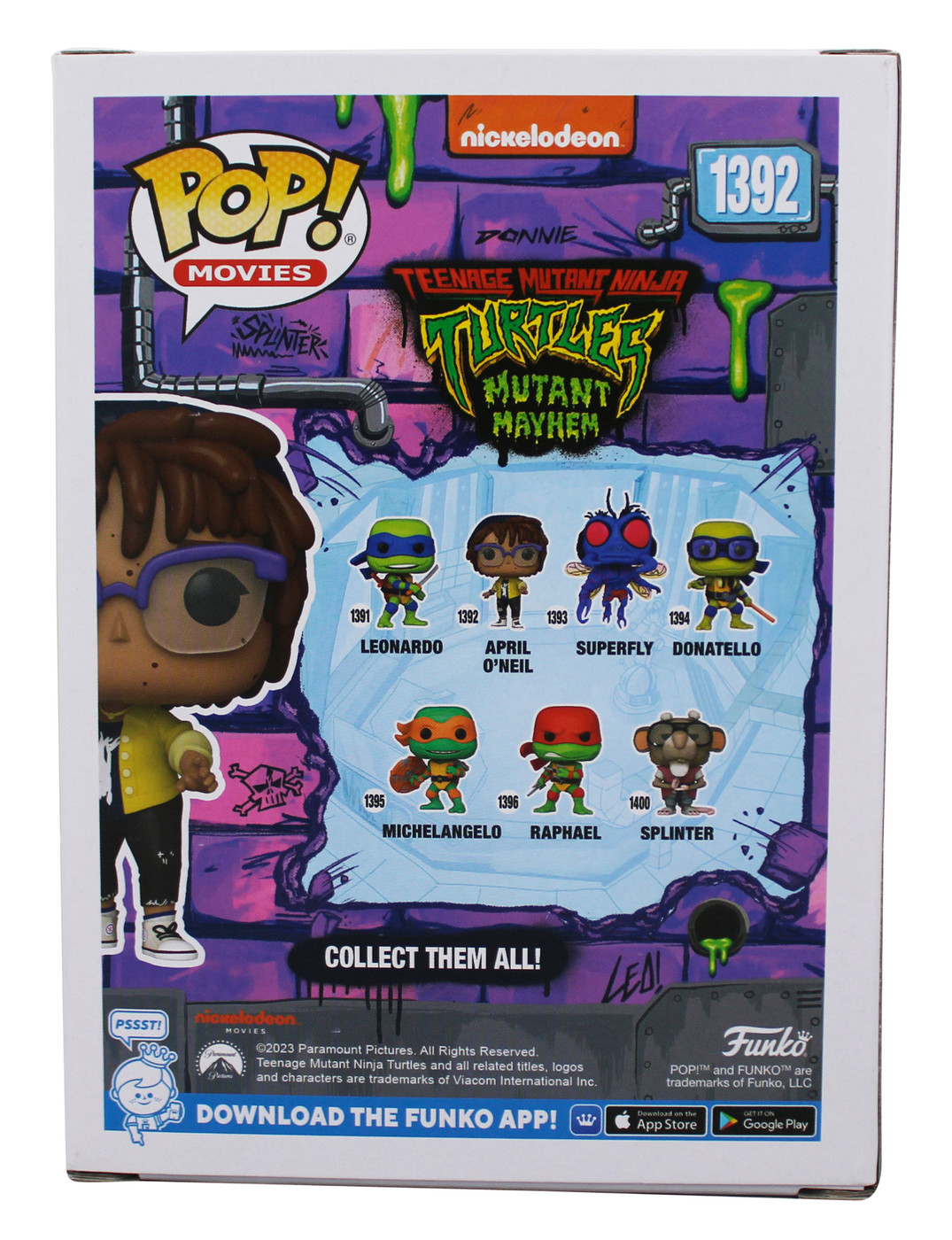 Ayo Edebiri TMNT Signed April O'Neil #1392 Funko Pop Vinyl Figure