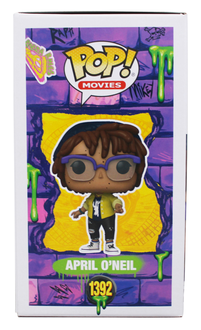 Ayo Edebiri TMNT Signed April O'Neil #1392 Funko Pop Vinyl Figure