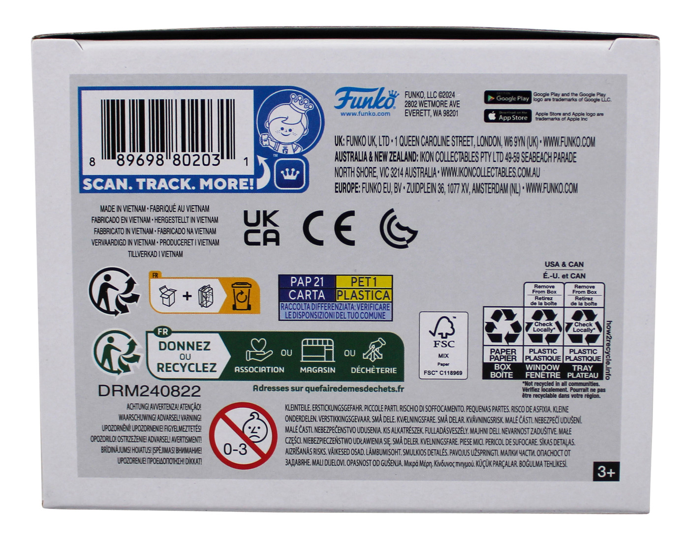 Robert DeNiro Casino Signed Sam Rothstein #1862 Funko Pop Figure BAS #BS77075