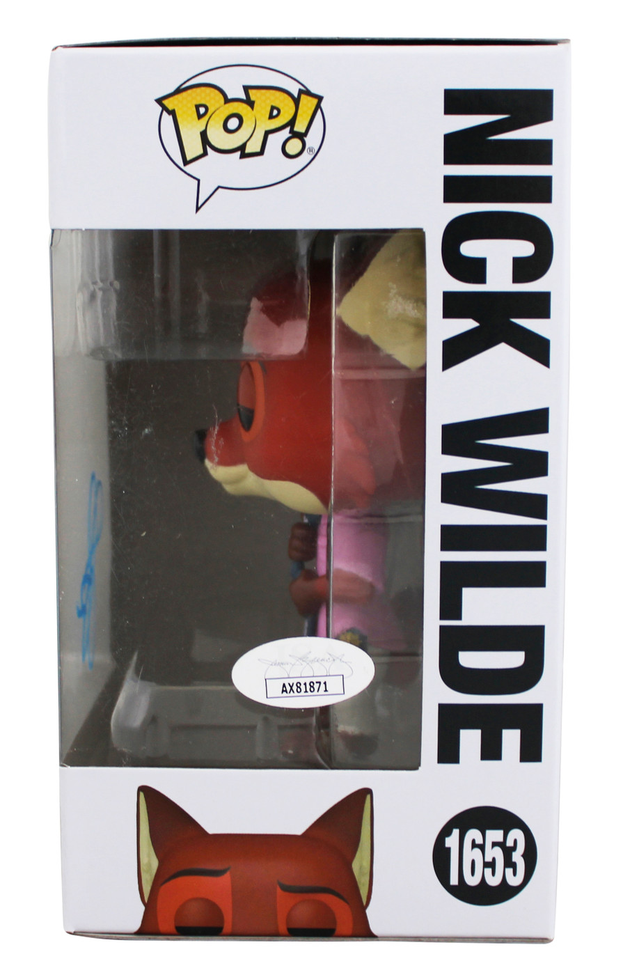 Jason Bateman Zootopia Signed Nick Wilde #1653 Funko Pop Figure